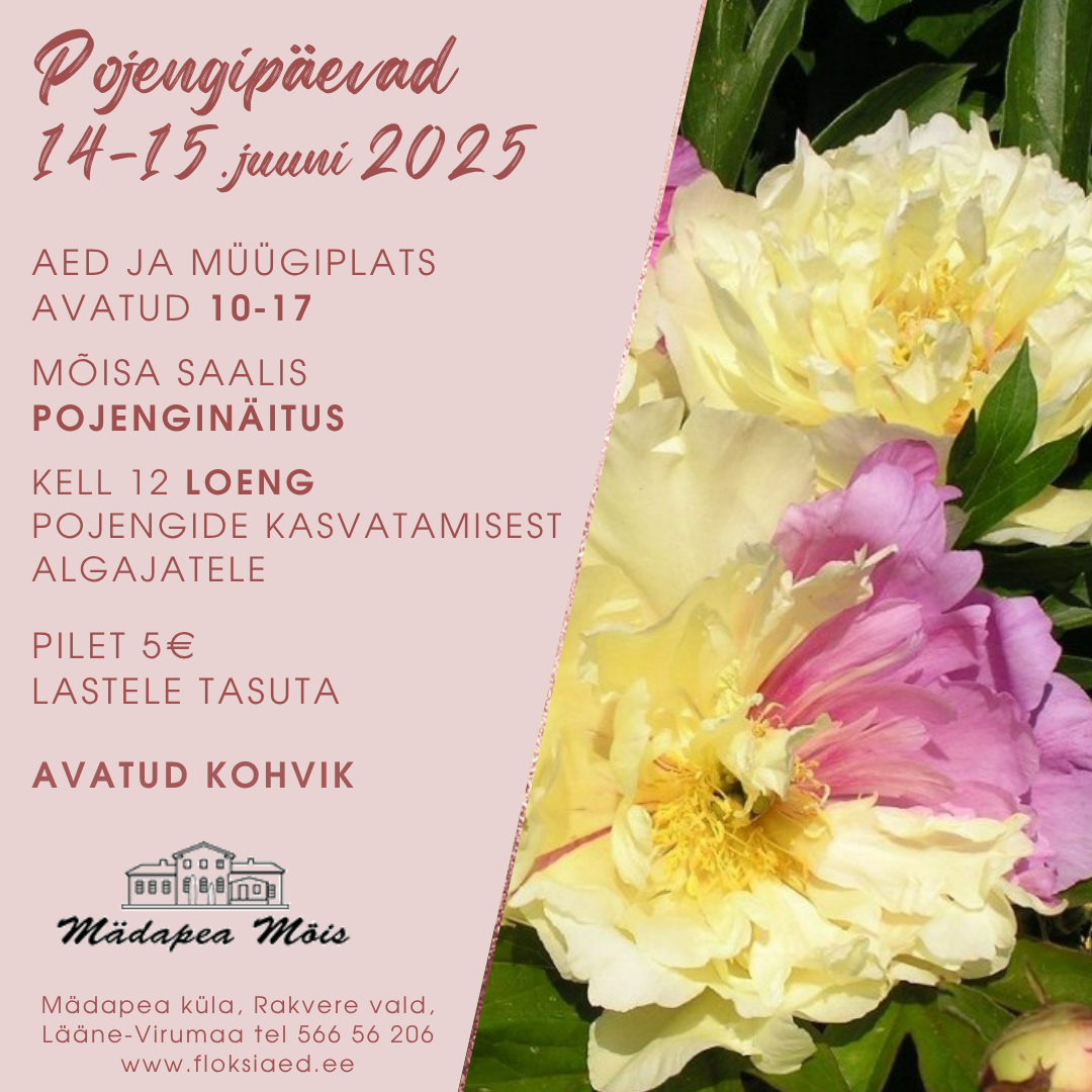 Pojengipäevad 2025